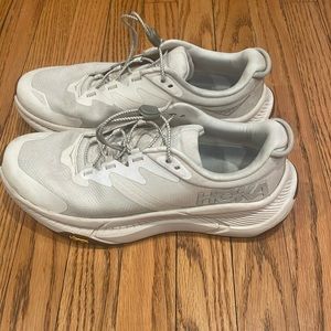 Hoka One One Transport Walking Sneakers in Eggshell, women’s 8